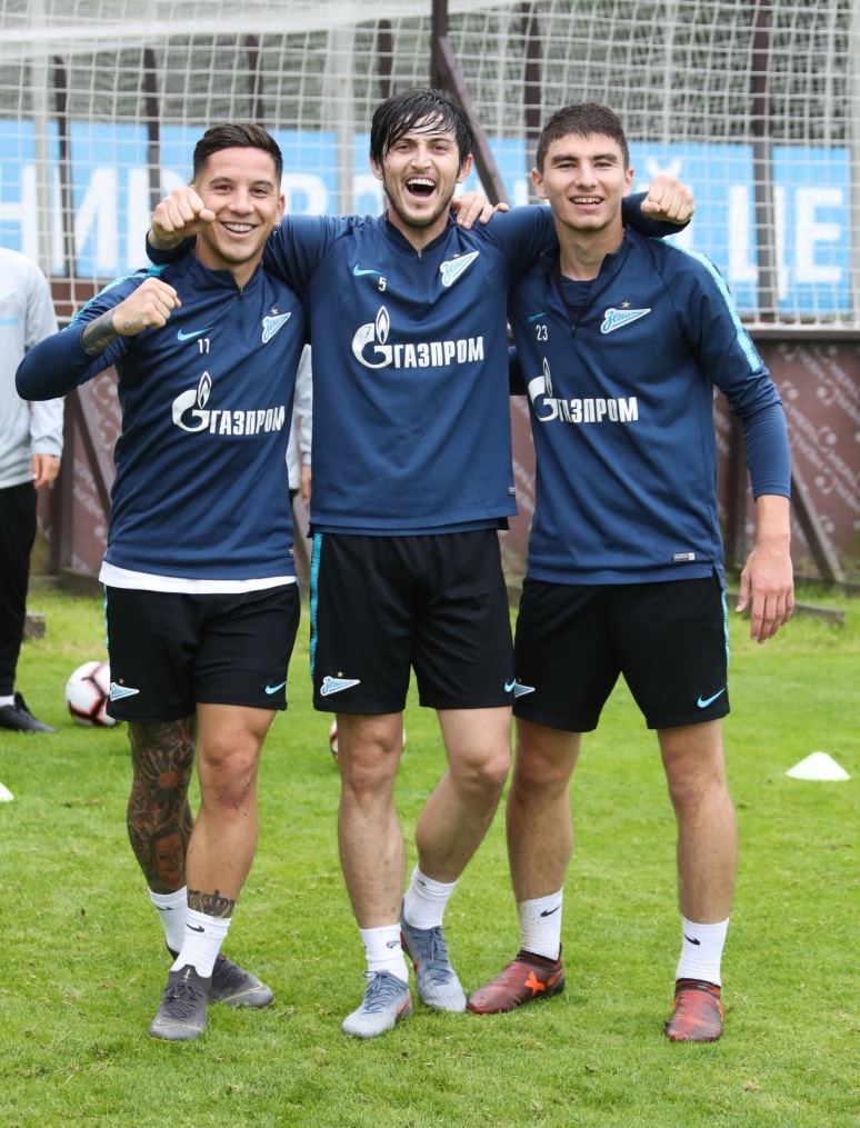 «Газпром»-тренировочные сборы: 15 июня, утренняя тренировка