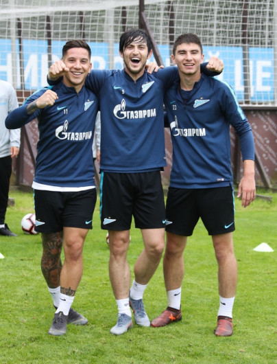 «Газпром»-тренировочные сборы: 15 июня, утренняя тренировка