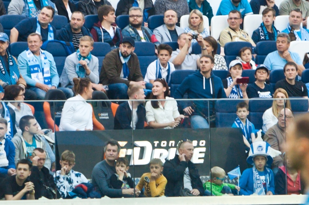 Сектор Чемпионов G-Drive на матче «Зенит» — ЦСКА