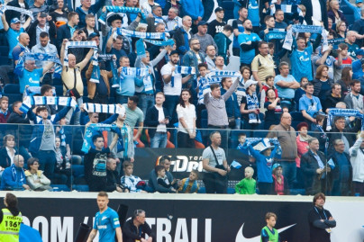 Сектор Чемпионов G-Drive на матче «Зенит» — ЦСКА