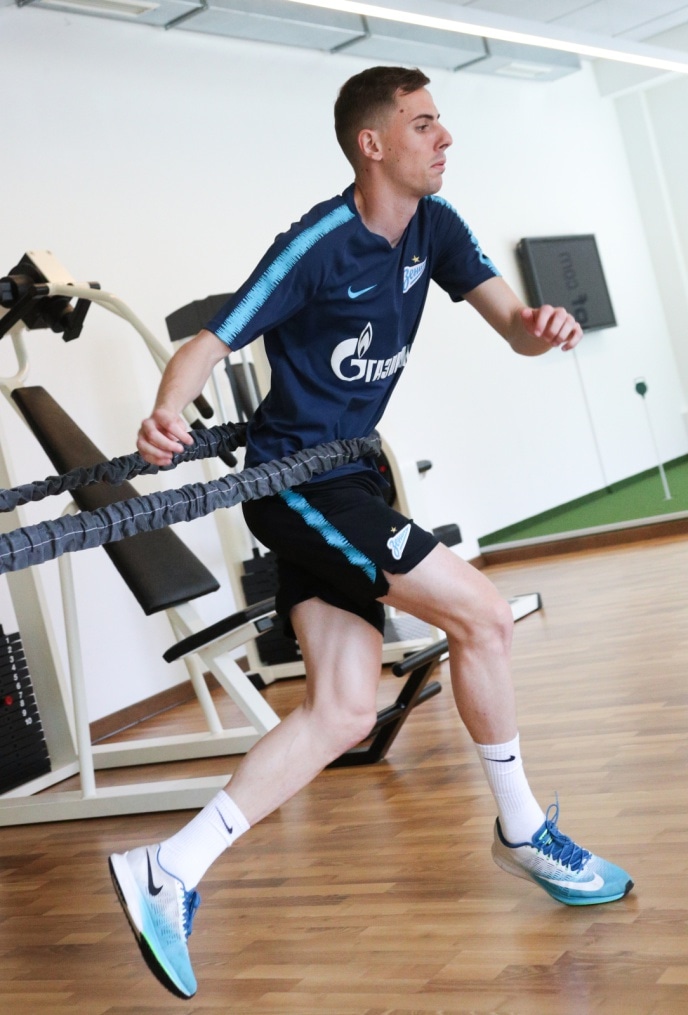 «Газпром»-тренировочные сборы в Австрии: 19 июня, утренняя тренировка