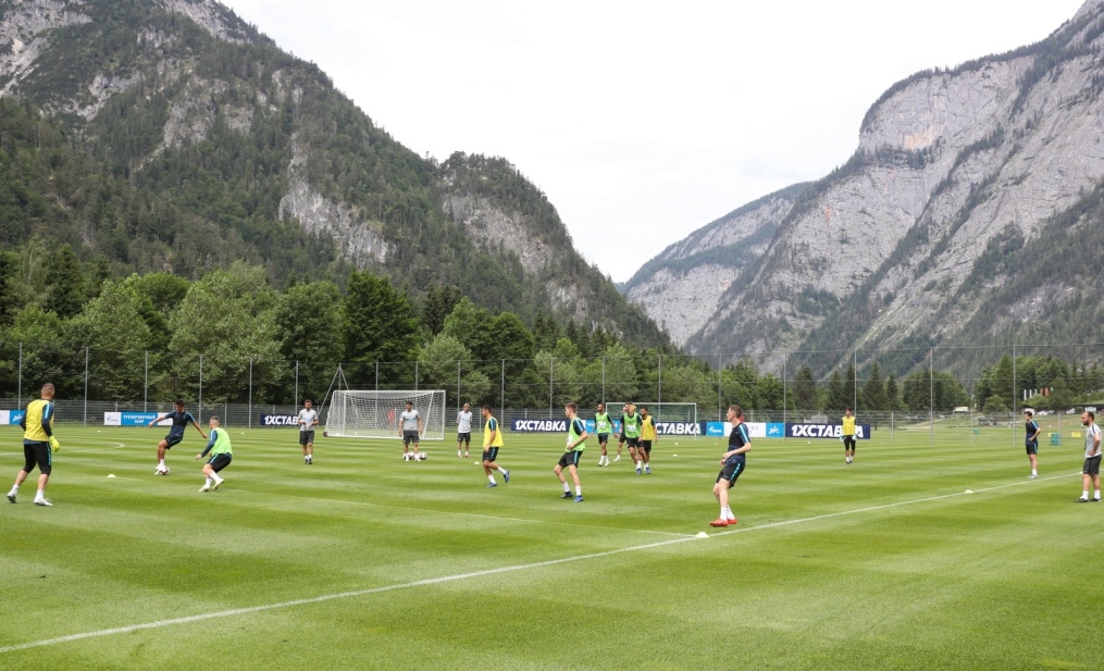 «Газпром»-тренировочные сборы в Австрии: 19 июня, утренняя тренировка