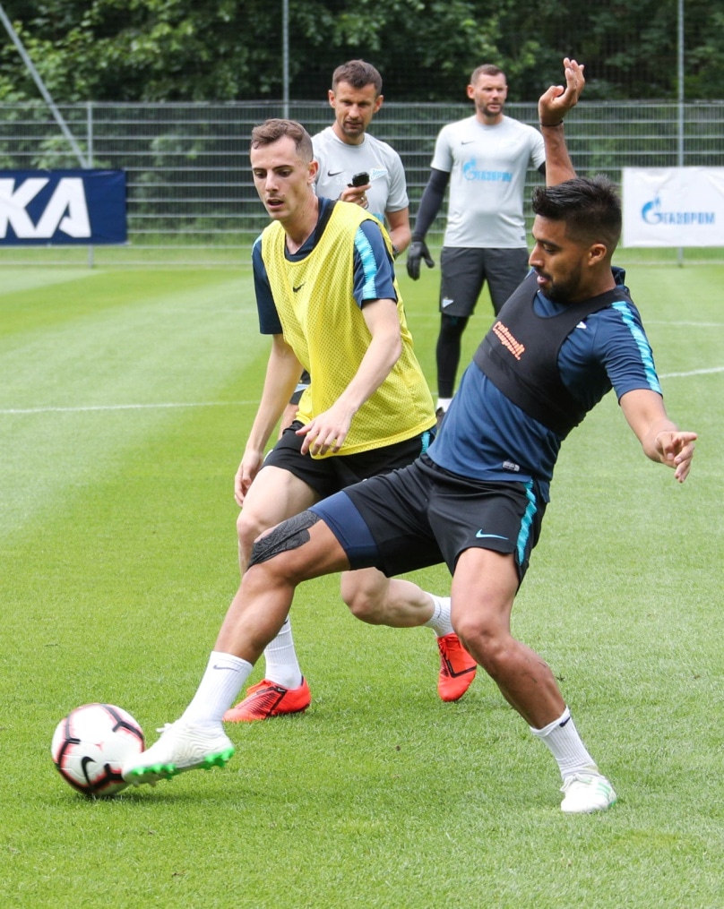 «Газпром»-тренировочные сборы в Австрии: 19 июня, утренняя тренировка