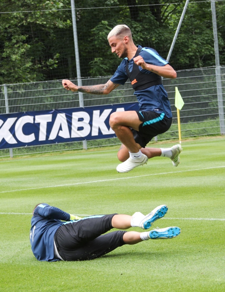 «Газпром»-тренировочные сборы в Австрии: 19 июня, утренняя тренировка