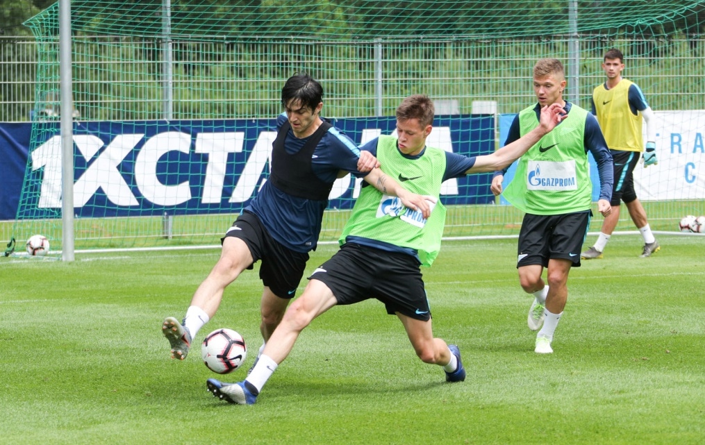 «Газпром»-тренировочные сборы в Австрии: 19 июня, утренняя тренировка