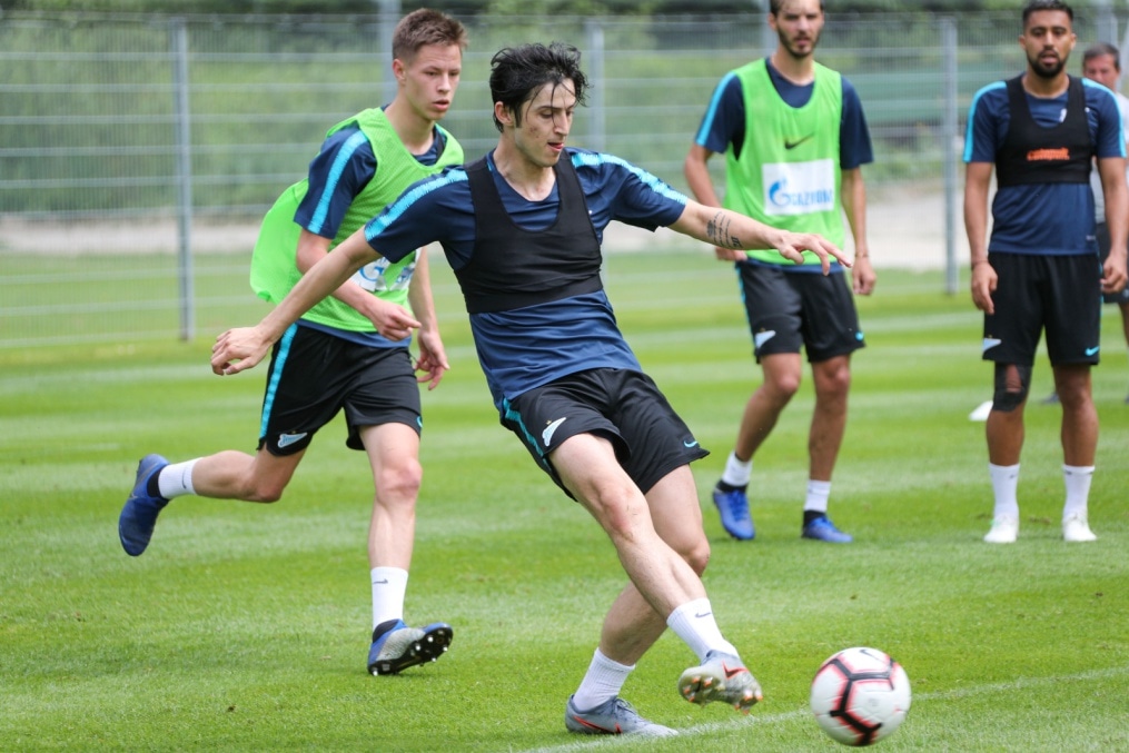 «Газпром»-тренировочные сборы в Австрии: 19 июня, утренняя тренировка