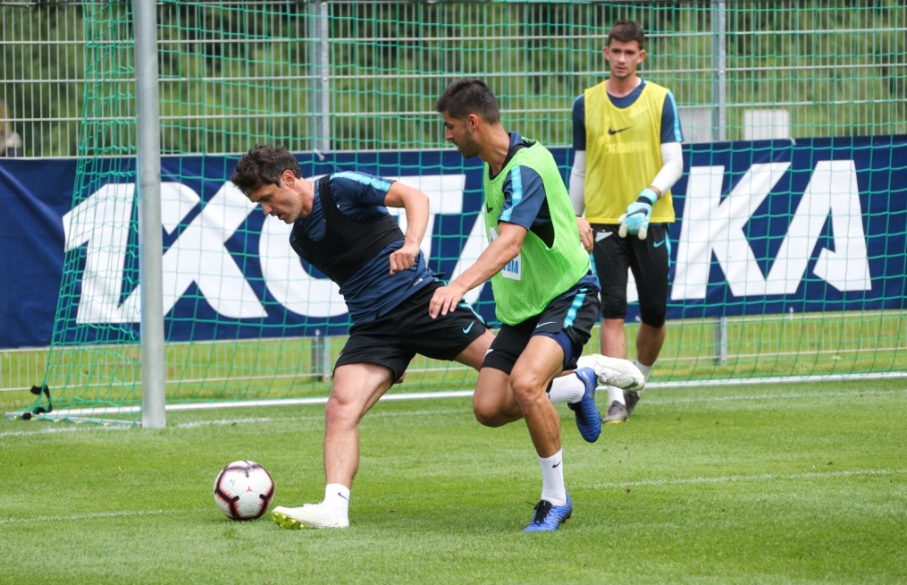 «Газпром»-тренировочные сборы в Австрии: 19 июня, утренняя тренировка