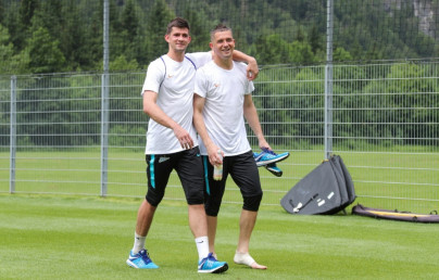 «Газпром»-тренировочные сборы в Австрии: 19 июня, утренняя тренировка