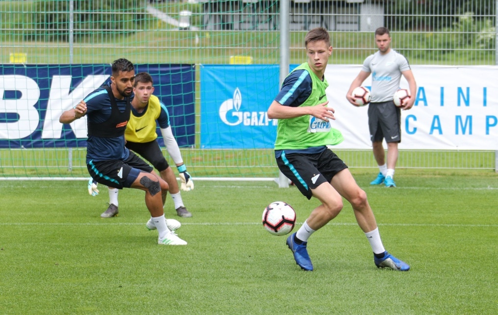 «Газпром»-тренировочные сборы в Австрии: 19 июня, утренняя тренировка