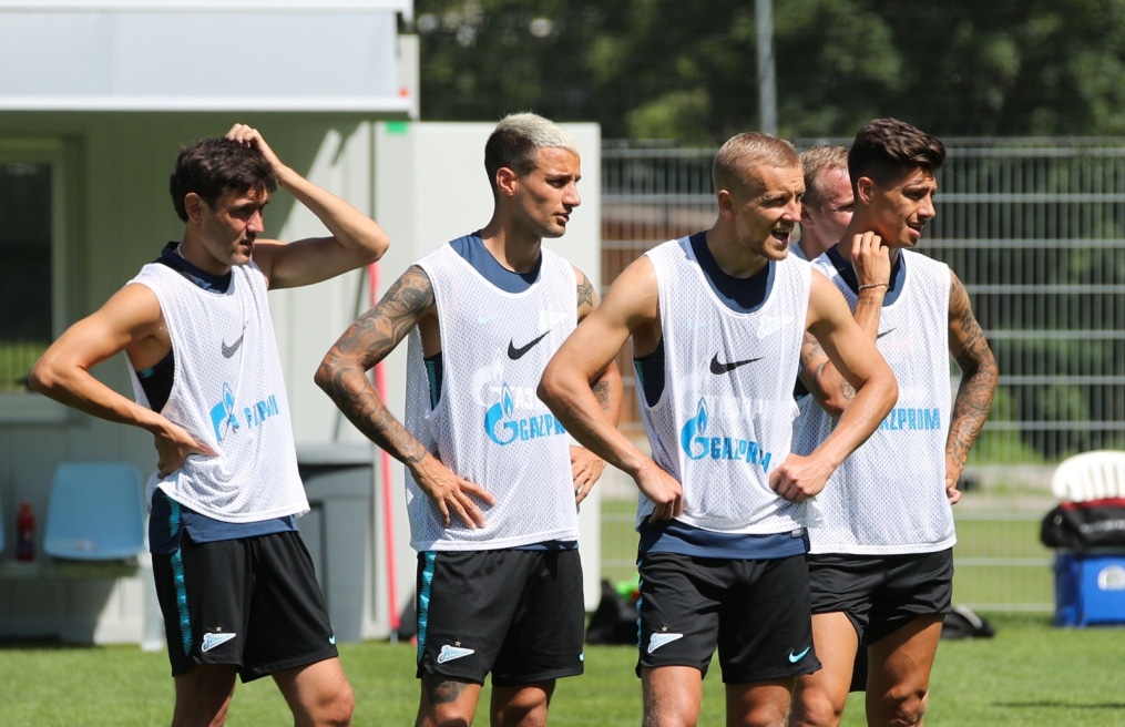 «Газпром»-тренировочные сборы в Австрии: 27 июня, утренняя тренировка