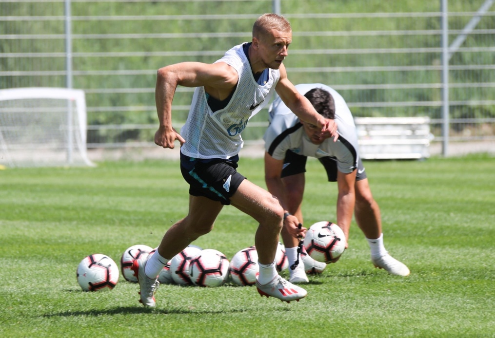 «Газпром»-тренировочные сборы в Австрии: 27 июня, утренняя тренировка