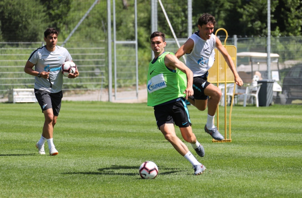 «Газпром»-тренировочные сборы в Австрии: 27 июня, утренняя тренировка