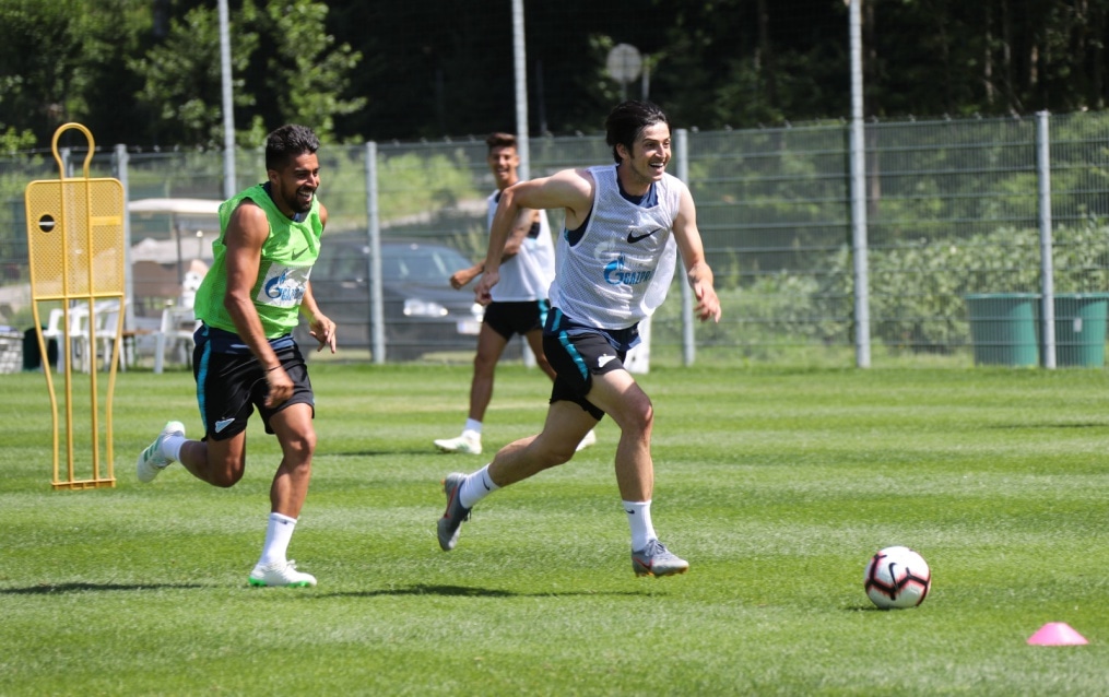 «Газпром»-тренировочные сборы в Австрии: 27 июня, утренняя тренировка