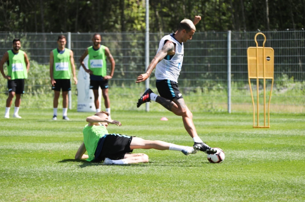 «Газпром»-тренировочные сборы в Австрии: 27 июня, утренняя тренировка