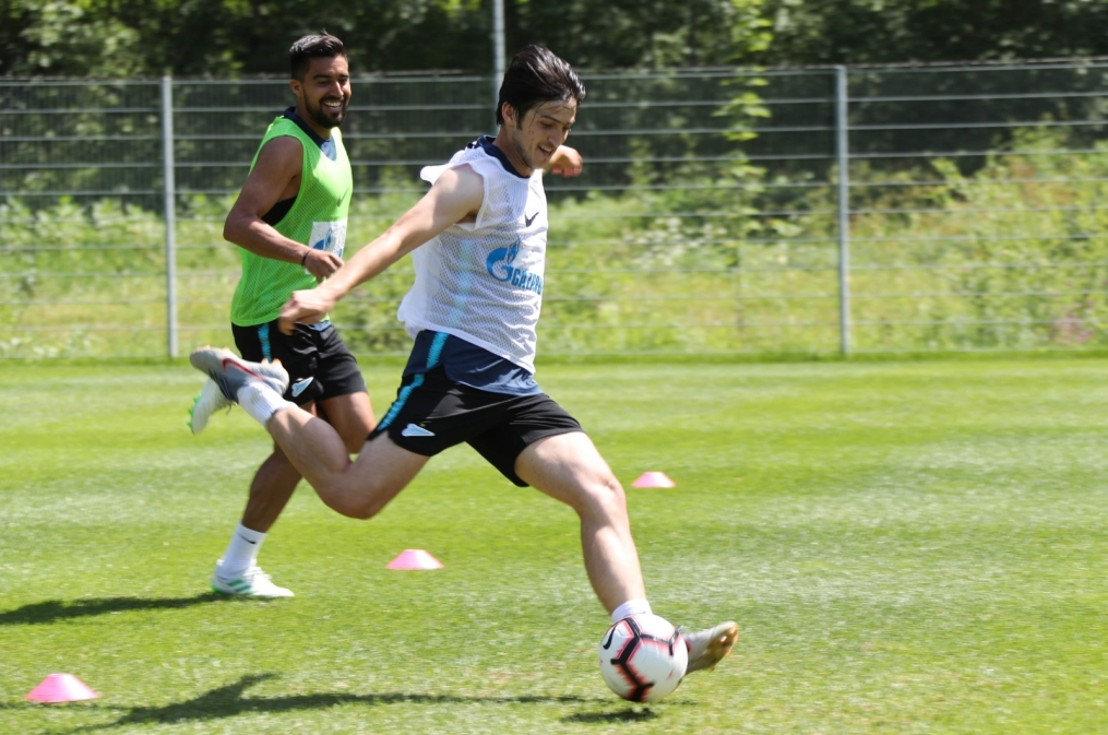 «Газпром»-тренировочные сборы в Австрии: 27 июня, утренняя тренировка