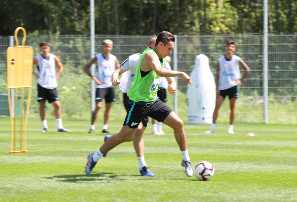 «Газпром»-тренировочные сборы в Австрии: 27 июня, утренняя тренировка