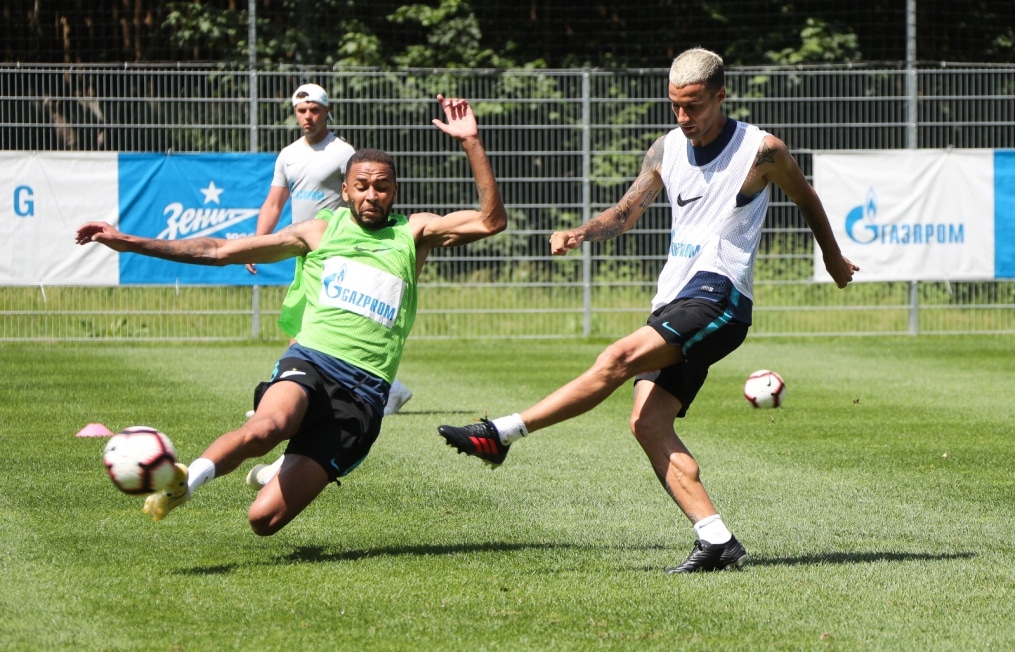 «Газпром»-тренировочные сборы в Австрии: 27 июня, утренняя тренировка