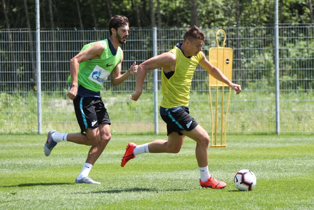 «Газпром»-тренировочные сборы в Австрии: 27 июня, утренняя тренировка