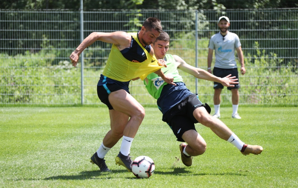 «Газпром»-тренировочные сборы в Австрии: 27 июня, утренняя тренировка