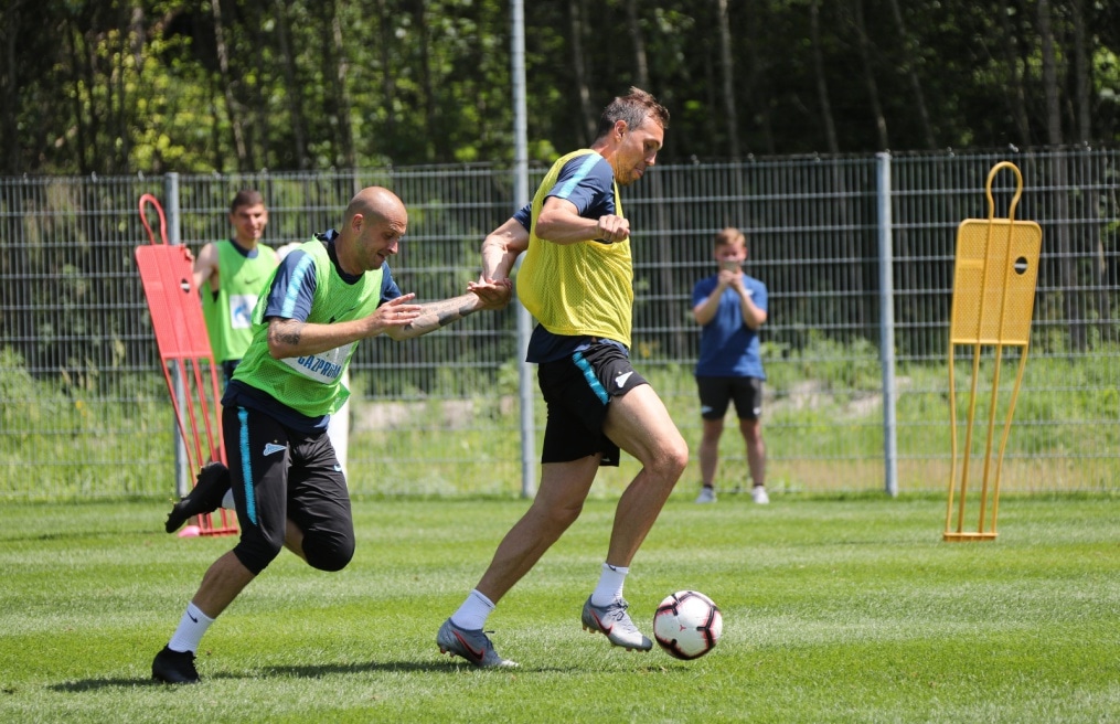 «Газпром»-тренировочные сборы в Австрии: 27 июня, утренняя тренировка