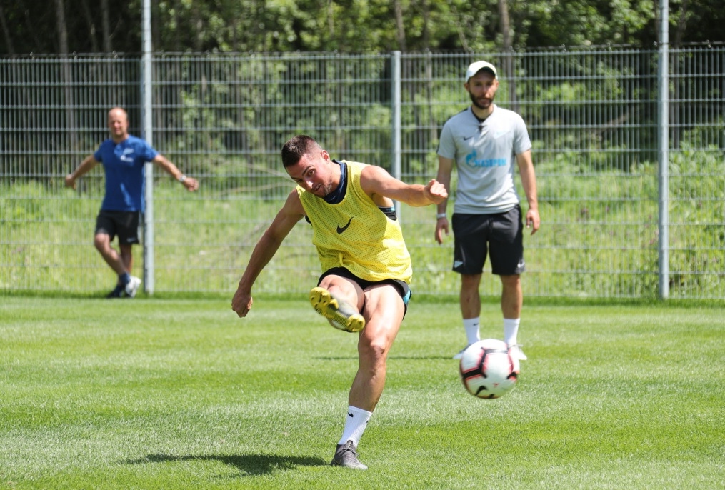 «Газпром»-тренировочные сборы в Австрии: 27 июня, утренняя тренировка