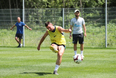 «Газпром»-тренировочные сборы в Австрии: 27 июня, утренняя тренировка