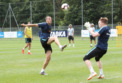 «Газпром»-тренировочные сборы в Австрии: 27 июня, утренняя тренировка
