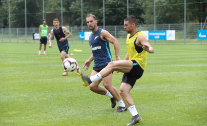 «Газпром»-тренировочные сборы в Австрии: 27 июня, утренняя тренировка