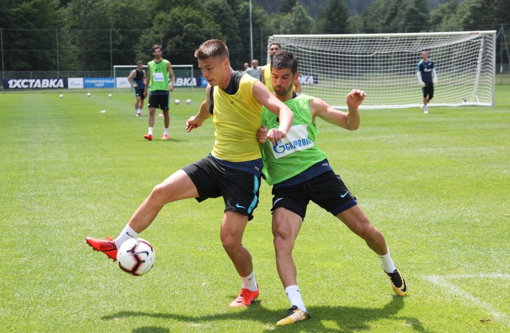 «Газпром»-тренировочные сборы в Австрии: 27 июня, утренняя тренировка