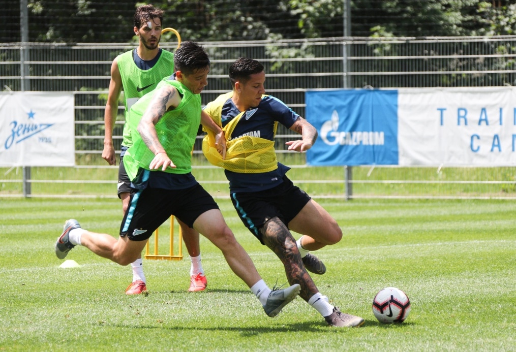 «Газпром»-тренировочные сборы в Австрии: 27 июня, утренняя тренировка