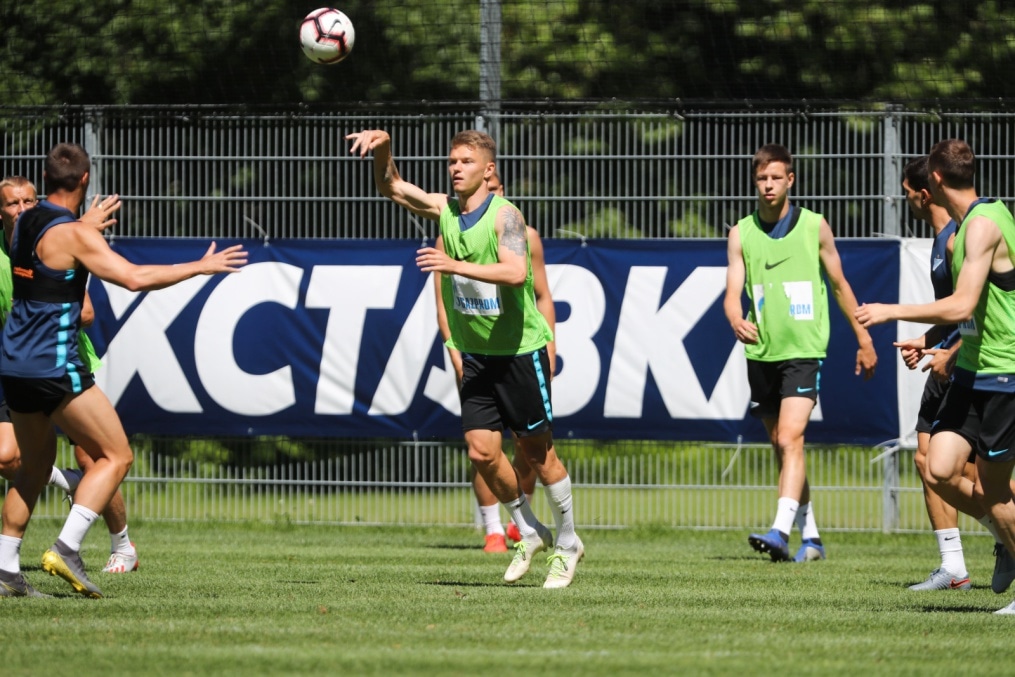 «Газпром»-тренировочные сборы в Австрии: 28 июня, утренняя тренировка