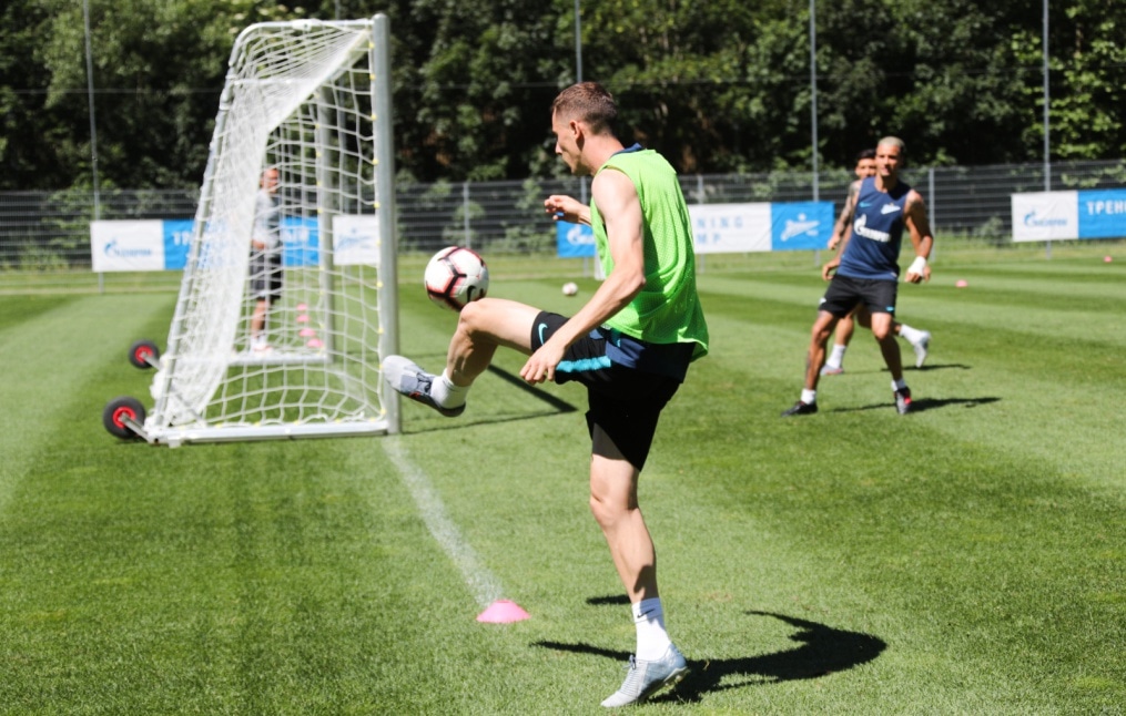 «Газпром»-тренировочные сборы в Австрии: 28 июня, утренняя тренировка