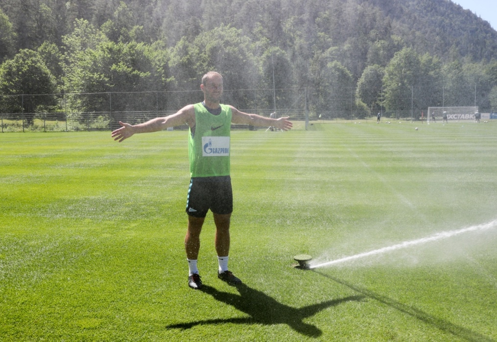 «Газпром»-тренировочные сборы в Австрии: 28 июня, утренняя тренировка