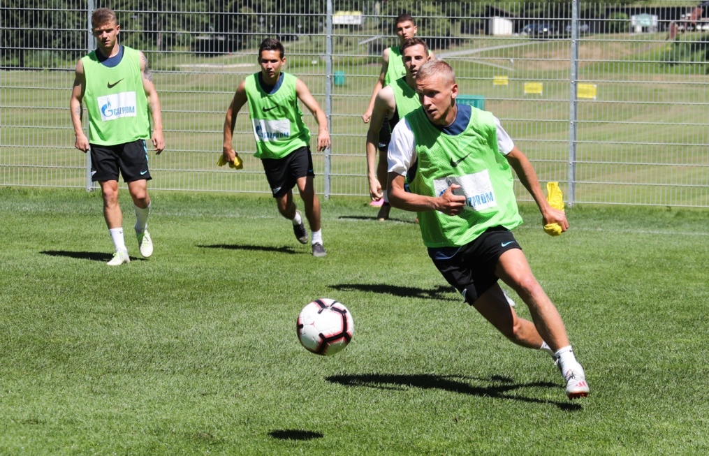 «Газпром»-тренировочные сборы в Австрии: 28 июня, утренняя тренировка