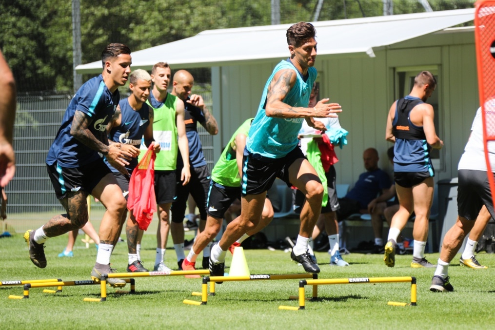 «Газпром»-тренировочные сборы в Австрии: 28 июня, утренняя тренировка