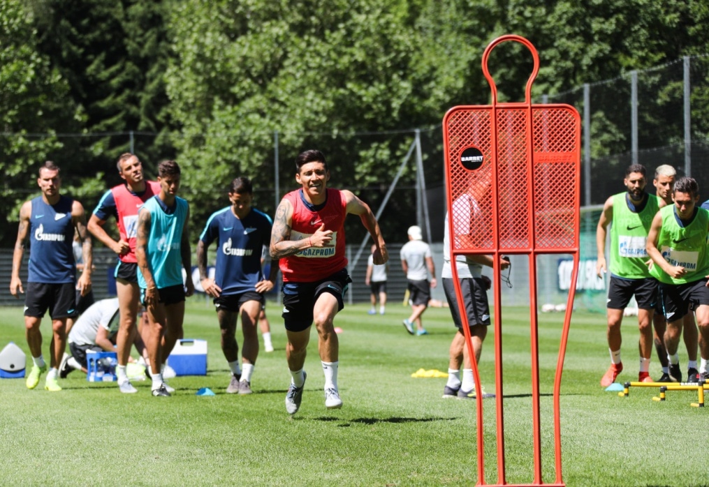 «Газпром»-тренировочные сборы в Австрии: 28 июня, утренняя тренировка