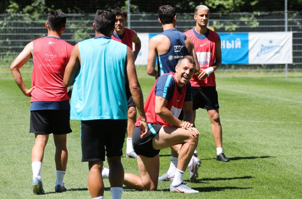 «Газпром»-тренировочные сборы в Австрии: 28 июня, утренняя тренировка