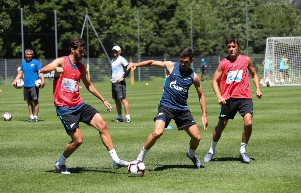 «Газпром»-тренировочные сборы в Австрии: 28 июня, утренняя тренировка