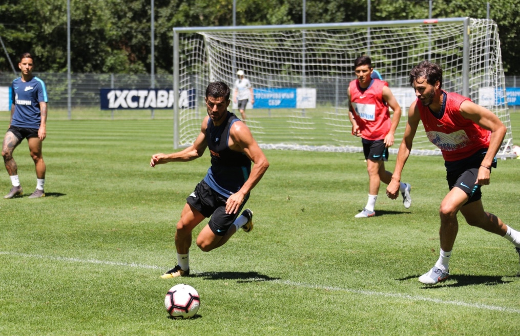 «Газпром»-тренировочные сборы в Австрии: 28 июня, утренняя тренировка