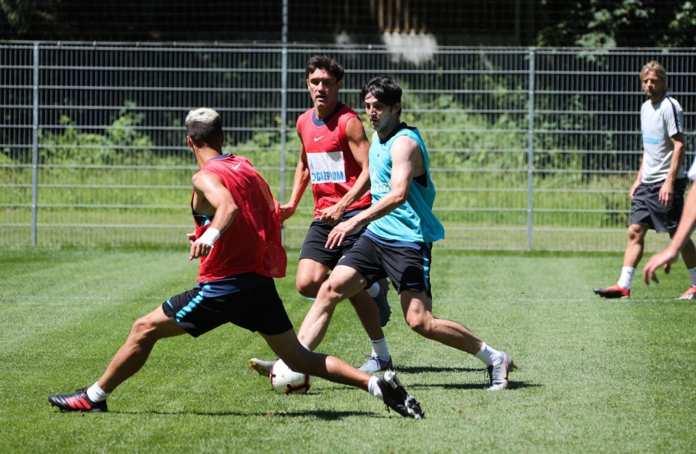 «Газпром»-тренировочные сборы в Австрии: 28 июня, утренняя тренировка