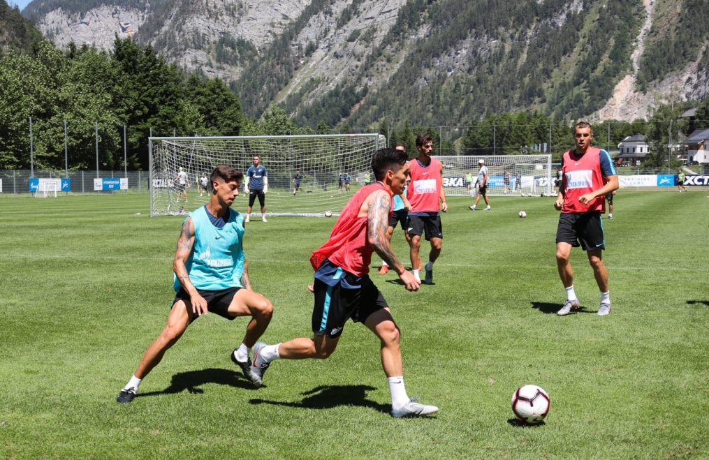 «Газпром»-тренировочные сборы в Австрии: 28 июня, утренняя тренировка