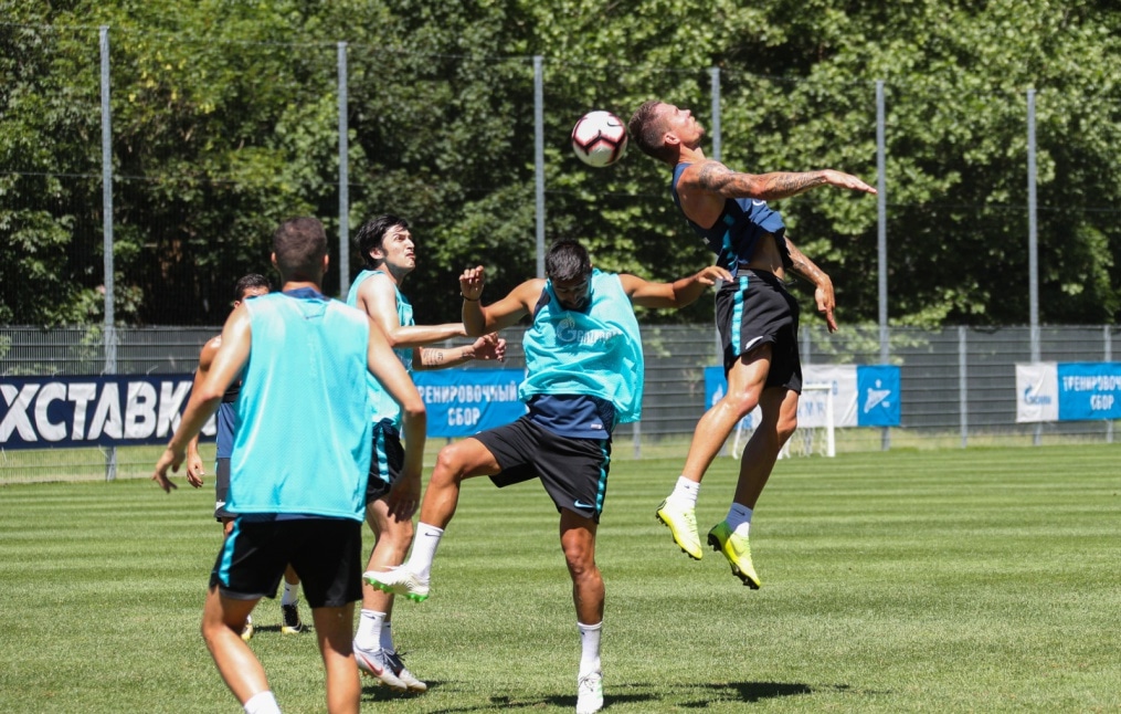 «Газпром»-тренировочные сборы в Австрии: 28 июня, утренняя тренировка