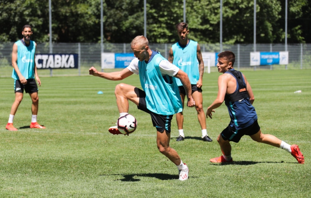 «Газпром»-тренировочные сборы в Австрии: 21 июня, утренняя тренировка