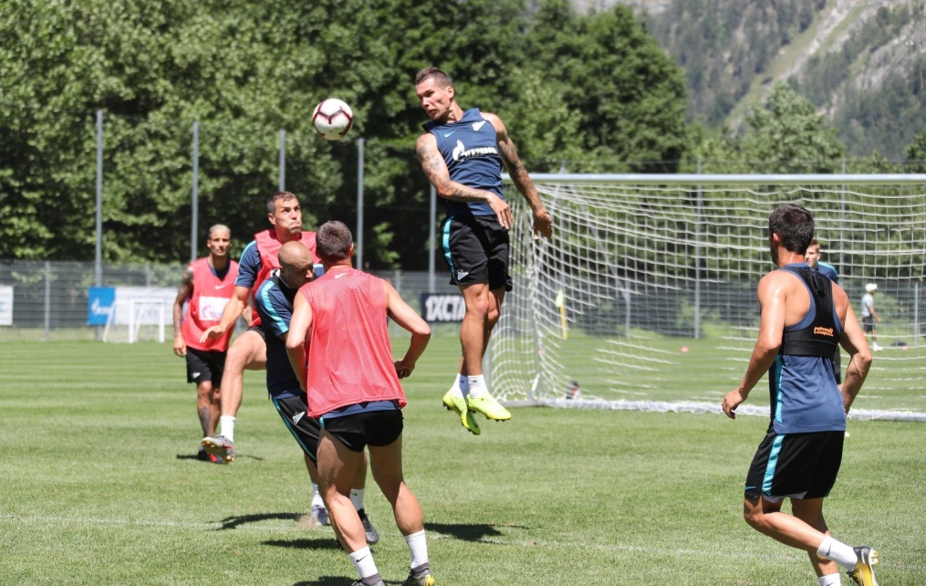 «Газпром»-тренировочные сборы в Австрии: 21 июня, утренняя тренировка