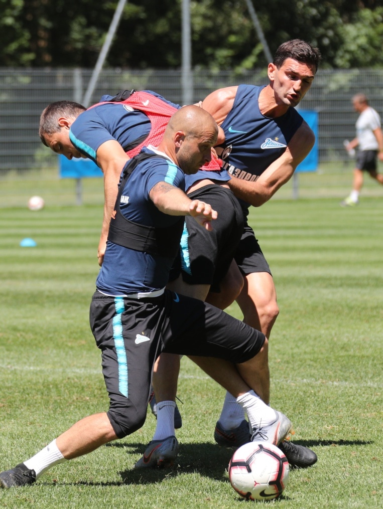 «Газпром»-тренировочные сборы в Австрии: 21 июня, утренняя тренировка