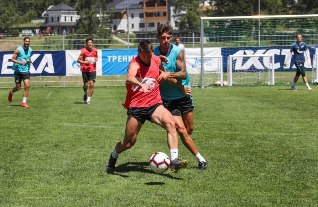 «Газпром»-тренировочные сборы в Австрии: 28 июня, утренняя тренировка