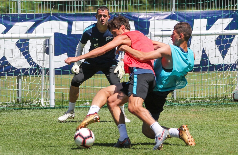 «Газпром»-тренировочные сборы в Австрии: 28 июня, утренняя тренировка