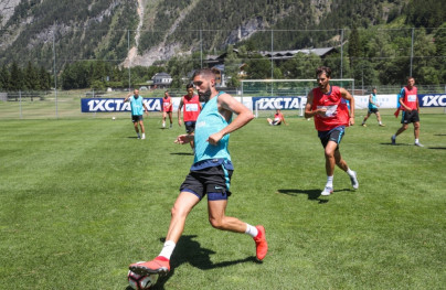 «Газпром»-тренировочные сборы в Австрии: 28 июня, утренняя тренировка