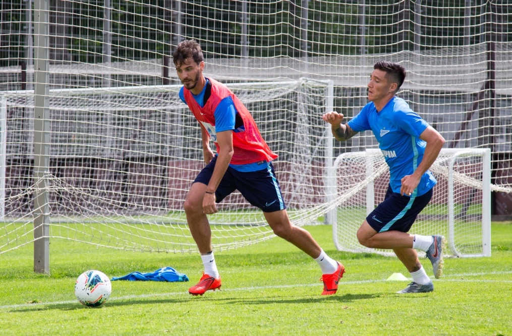 Открытая тренировка «Зенита» перед матчем с «Локомотивом»