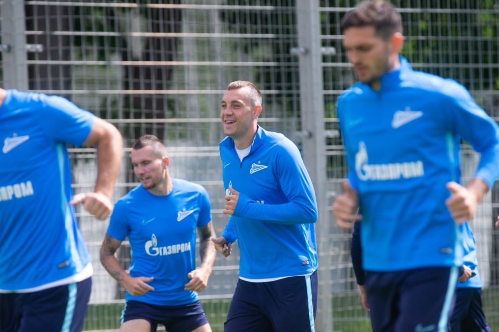 Открытая тренировка «Зенита» перед матчем с «Локомотивом»